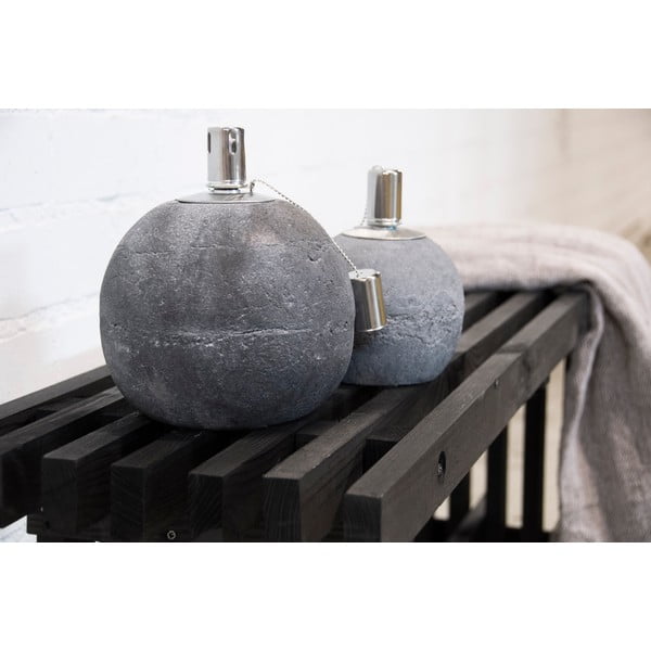 Lampada a olio in cemento (altezza 16 cm) - Esschert Design-image-3