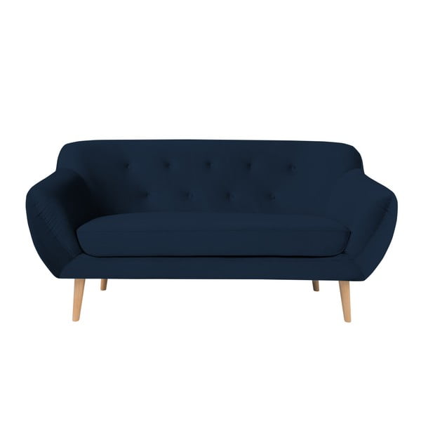 Divano a due posti blu scuro Amelie - Mazzini Sofas