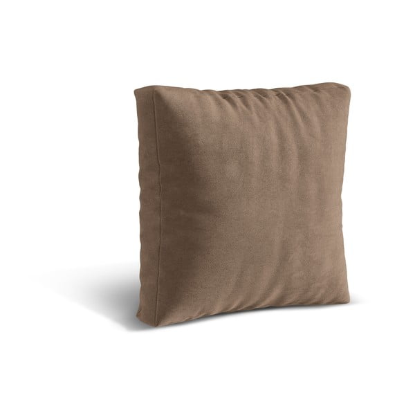 Cuscino per divano componibile marrone chiaro con rivestimento in velluto Martina – Micadoni -image-1