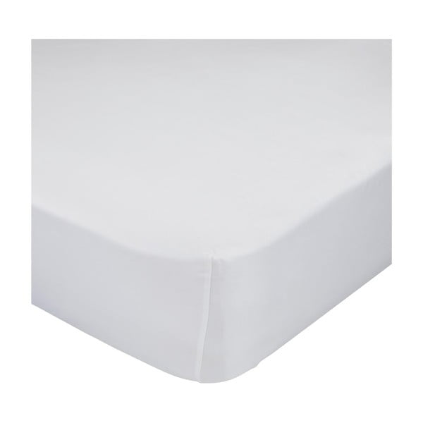 Bílé elastické prostěradlo HF Living Basic, 90 x 200 cm-image-2