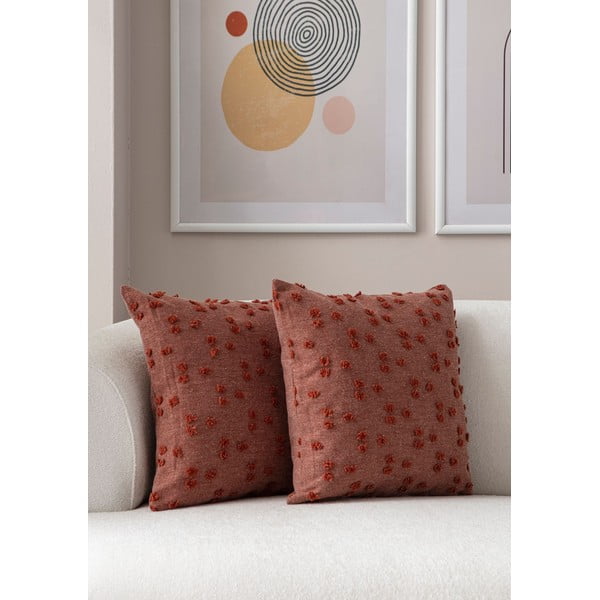 Federe decorative in set 2 pz 43x43 cm Tuffet – Mioli Decor-image-3