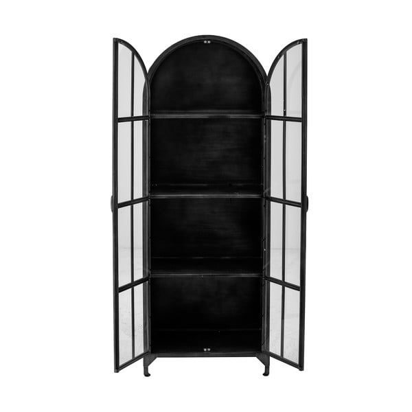 Vetrina in metallo nero 56,5x152,5 cm Papole - Bloomingville-image-3