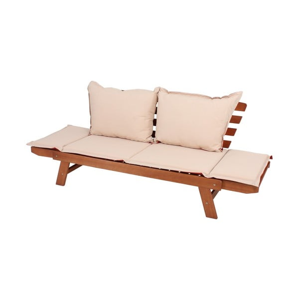 Panchina da giardino in legno di eucalipto Fortuna - Garden Pleasure-image-2