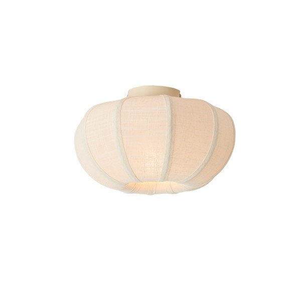 Plafoniera color crema con paralume in tessuto ø 30 cm Zosia – Light & Living-image-1