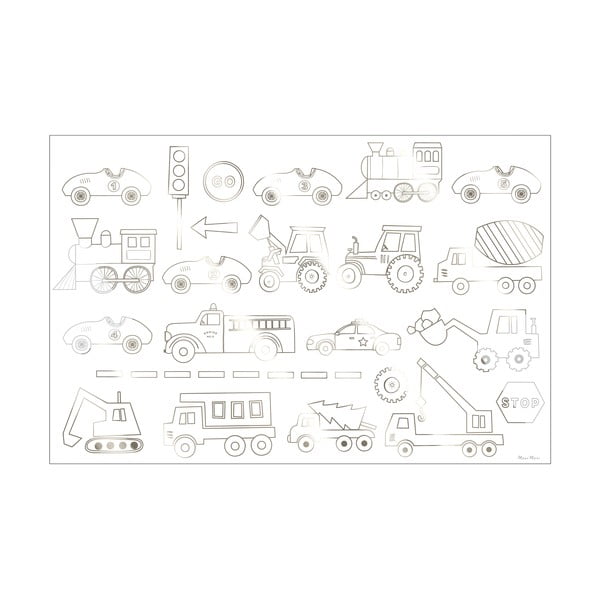 Pagine da colorare Construction - Meri Meri-image-3