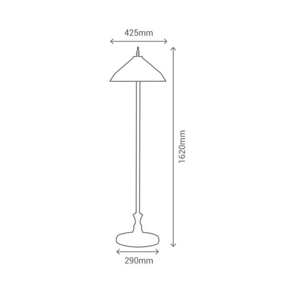 Lampada da terra Tiffany - SULION-image-2
