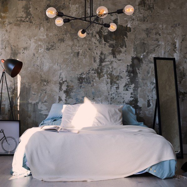 Plafoniera nera 64x64 cm Flower – Opviq lights-image-1