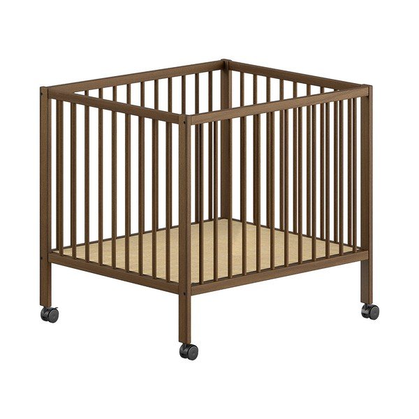 Lettino marrone in faggio massiccio 95x75 cm Dino – Vipack