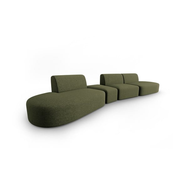 Divano verde 412 cm Shane - Micadoni Home-image-1