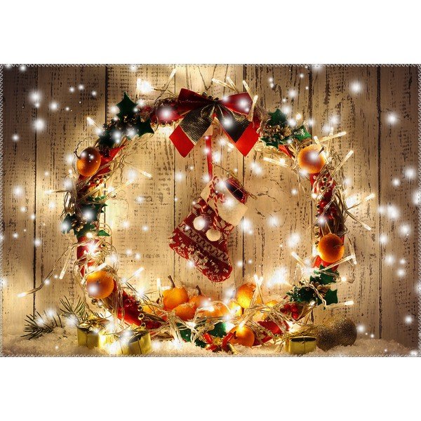Koberec Vitaus Christmas Period Lit Up Santa, 50 x 80 cm