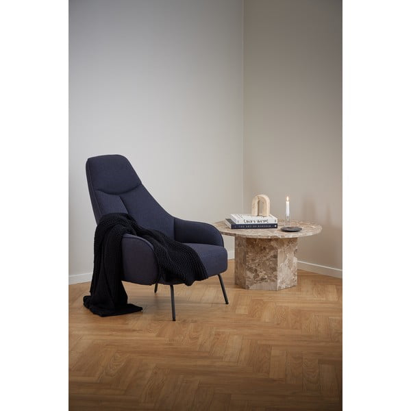 Tavolino rotondo in marmo marrone chiaro ø 80 cm Naxos - Actona-image-3
