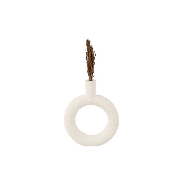 Vaso in poliresina beige Ring - PT LIVING-image-2