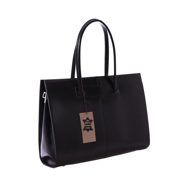 Borsa in pelle nera Anna - Chicca Borse-image-2