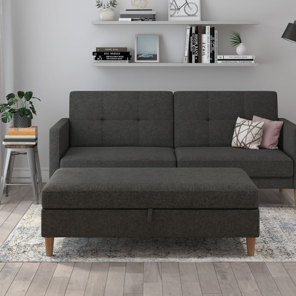 Poggiapiedi grigio scuro Lilly - Støraa-image-3