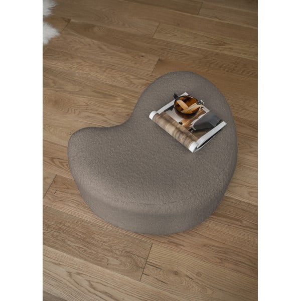 Sgabello marrone in tessuto bouclé Miuf - Miuform-image-3