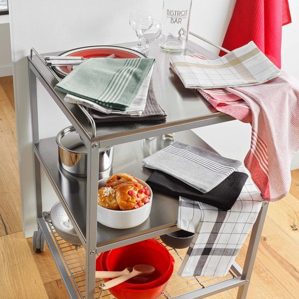 Set di strofinacci in cotone 3 pz 50x70 cm Vibrato – douceur d'intérieur-image-3