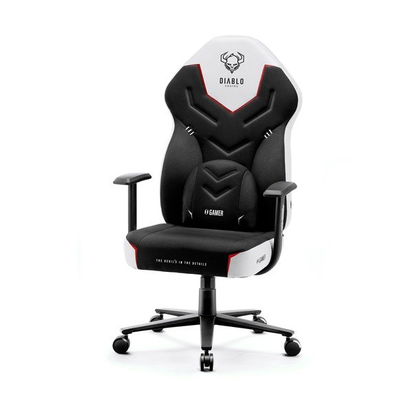 Sedia da gioco nera X-Gamer 2.0 - Diablo Chairs-image-3