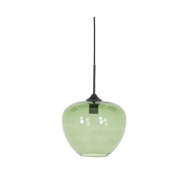 Lampada da soffitto verde con paralume in vetro ø 30 cm Mayson - Light & Living