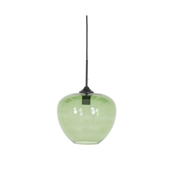 Lampada da soffitto verde con paralume in vetro ø 30 cm Mayson - Light & Living