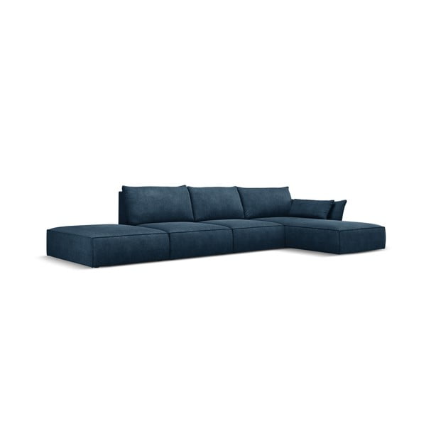 Divano angolare blu scuro (angolo destro) Vanda - Mazzini Sofas-image-2