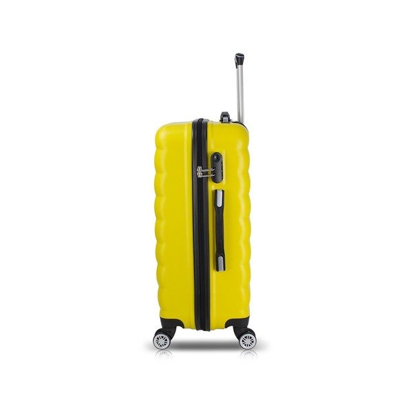 Set di 2 valigie da viaggio gialle su ruote con porte USB My Valice RESSNO Cabin & Large - Myvalice-image-1