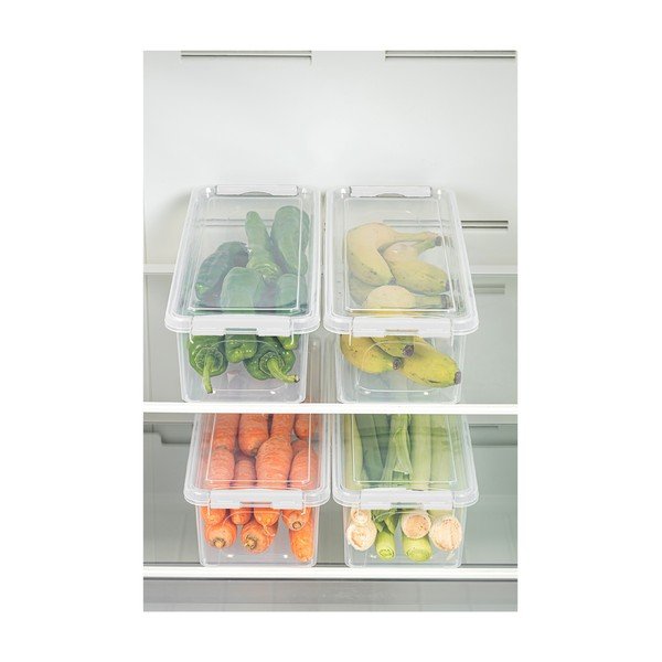 Set di organizer da frigo in plastica 4 pz - Hermia-image-2