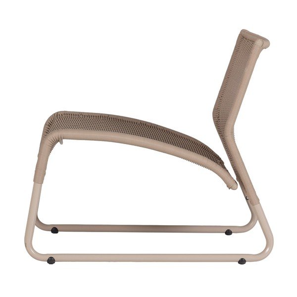 Poltrona da esterno beige in rattan artificiale West – WOOOD-image-3