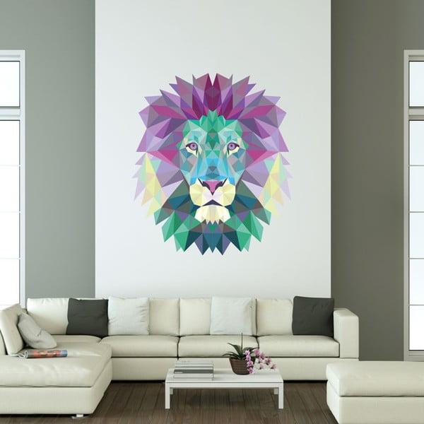 Adesivo Origami Leone - Ambiance