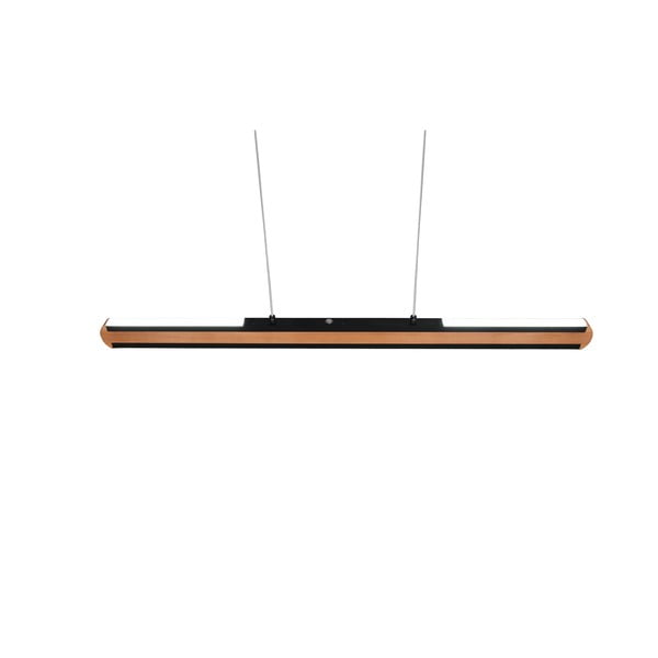 Lampadario a LED in colore nero-naturale Deacon - Trio-image-4