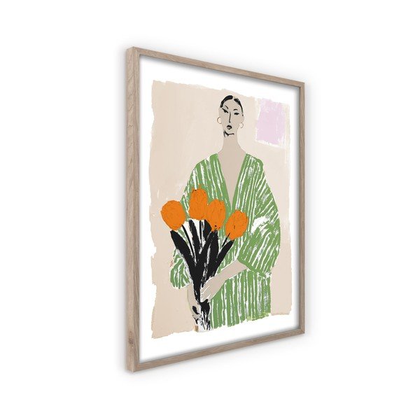 Dipinto stampato con cornice inclusa 50x70 cm Stella – Styler-image-3