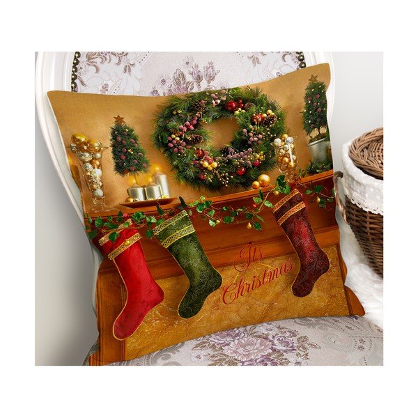 Federa decorativa a tema Natale 43x43 cm – Mila Home-image-2