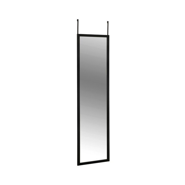 Specchio a sospensione nero per porta Home, altezza 120 cm - Wenko-image-2