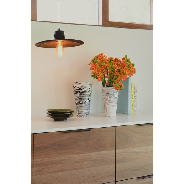 Lampadario nero con paralume in rattan con intensità regolabile ø 35 cm Balance – Zuiver-image-2