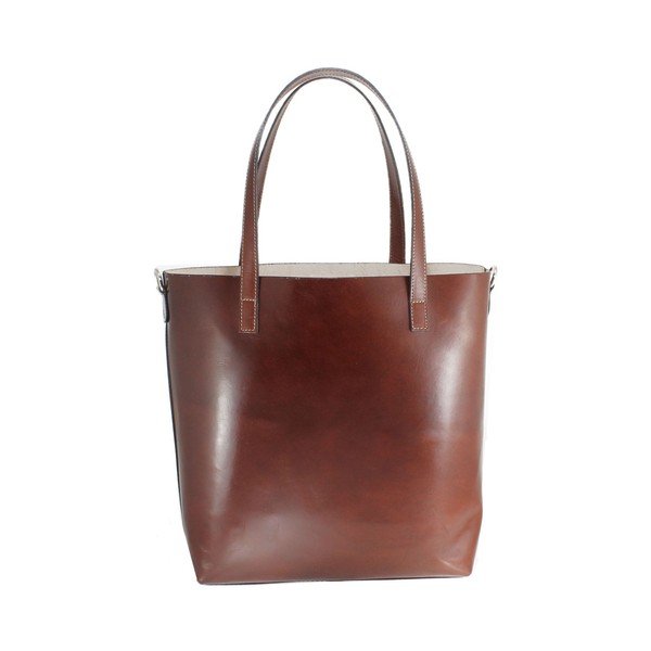 Borsa in pelle marrone Greta - Chicca Borse