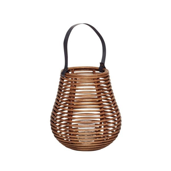 Ratanová lucerna Hübsch Torleif, výška 32 cm
