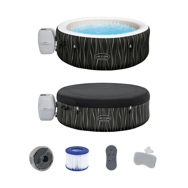 Vasca idromassaggio gonfiabile 6 posti ø 196 cm profondità 66 cm Lay-Z-Spa - Bestway-image-3