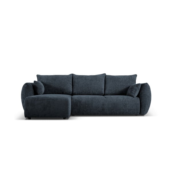 Divano angolare blu scuro (angolo sinistro) Matera - Cosmopolitan Design