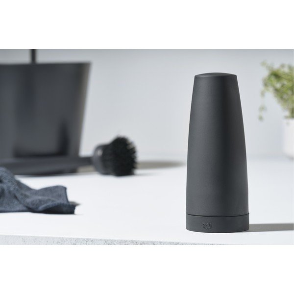 Dispenser di sapone in silicone nero 150 ml Splash - Zone-image-4