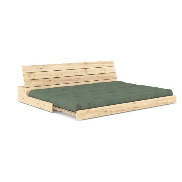 Divano letto verde 196 cm Base - Karup Design-image-4