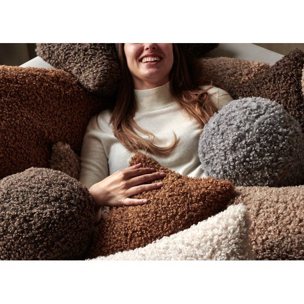 Cuscino decorativo in plush ø 26 cm Teddy – Blomus-image-2