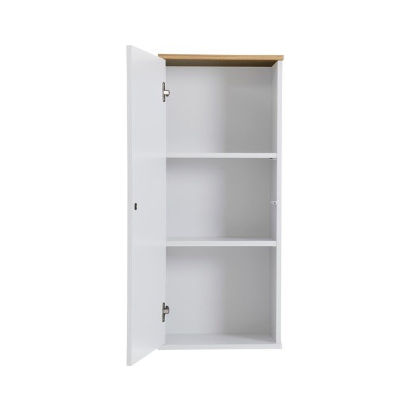 Vetrina bianca a un'anta, altezza 95 cm Dot - Tenzo-image-3