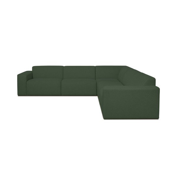 Divano angolare verde scuro Roxy - Scandic