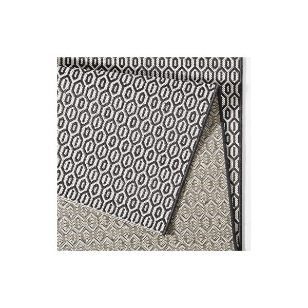 Runner da esterno in bianco e nero, 80 x 200 cm Coin - NORTHRUGS-image-1