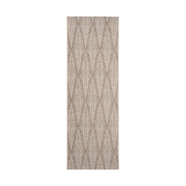Tappeto da esterno marrone e beige , 70 x 200 cm Pella - NORTHRUGS