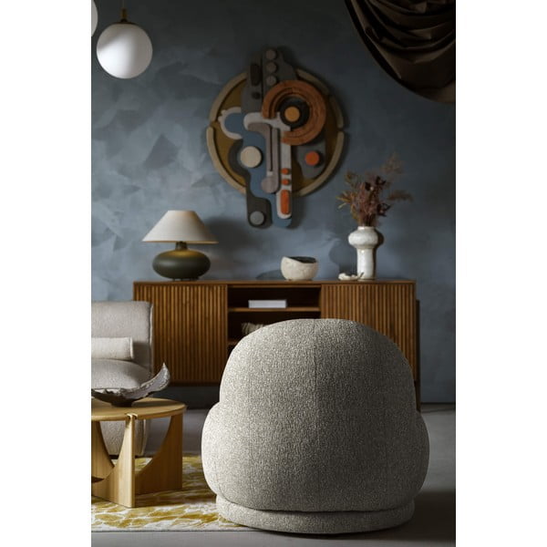 Poltrona grigia/marrone Ovo – Miuform-image-3