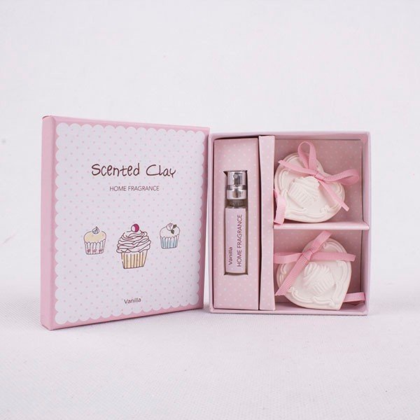 Sada 2 vonných jílů s vonným olejem s vůní vanilky Dakls