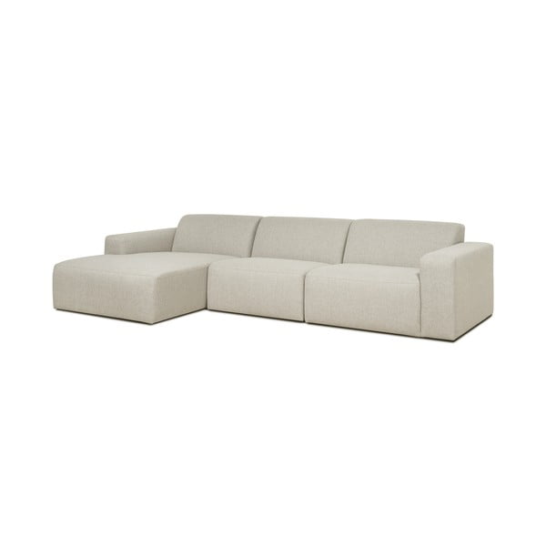Divano con penisolare beige (angolo sinistro) Roxy - Scandic-image-2