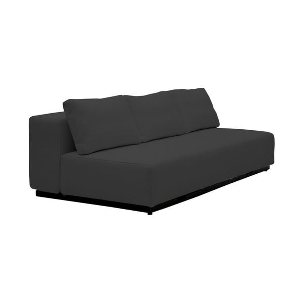 Divano letto nero, 200 cm Nevada - Softline