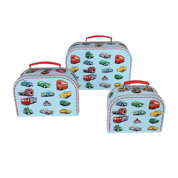 Valigie per bambini in set di 3 pezzi Road Trip - Rex London-image-3