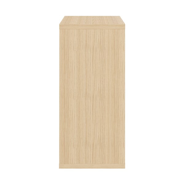 Armadio in rovere nero/naturale 113x113 cm Hugo - TemaHome-image-4
